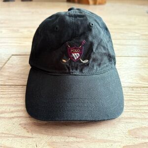 Vintage Rare Polo Golf Ralph Lauren Shield Crest Cap (Japan Exclusive)